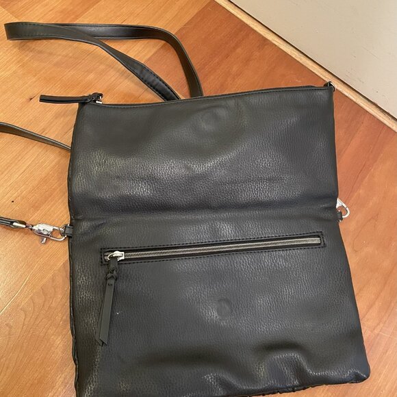 Stella & Dot Waverly Petite Black Clutch/Crossbody - Picture 3 of 5